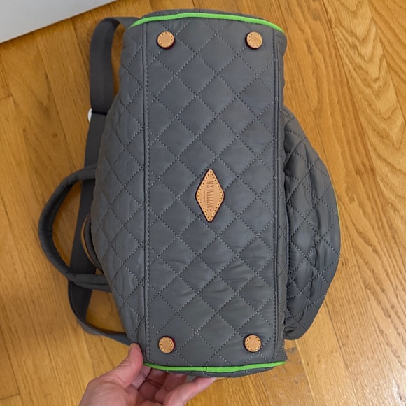 MZ Wallace Gray Quilted Pickleball Bag - Picture 5 of 6